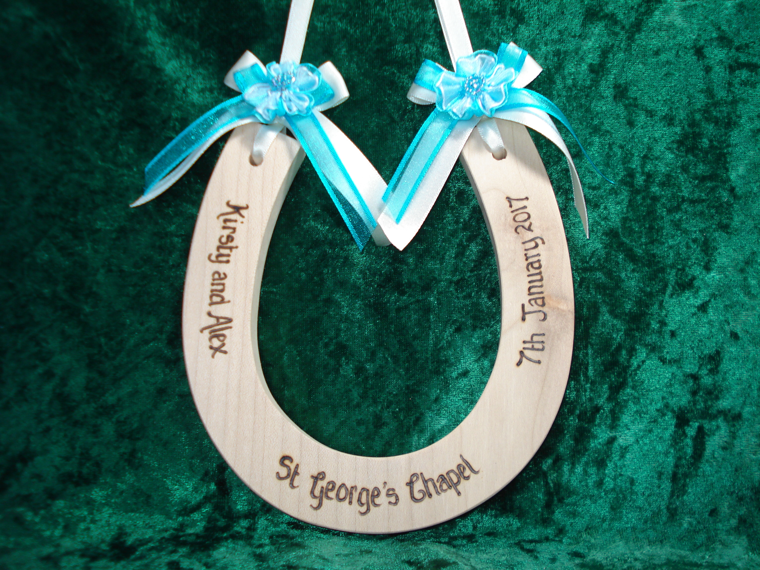 Rosette Wedding Horseshoe