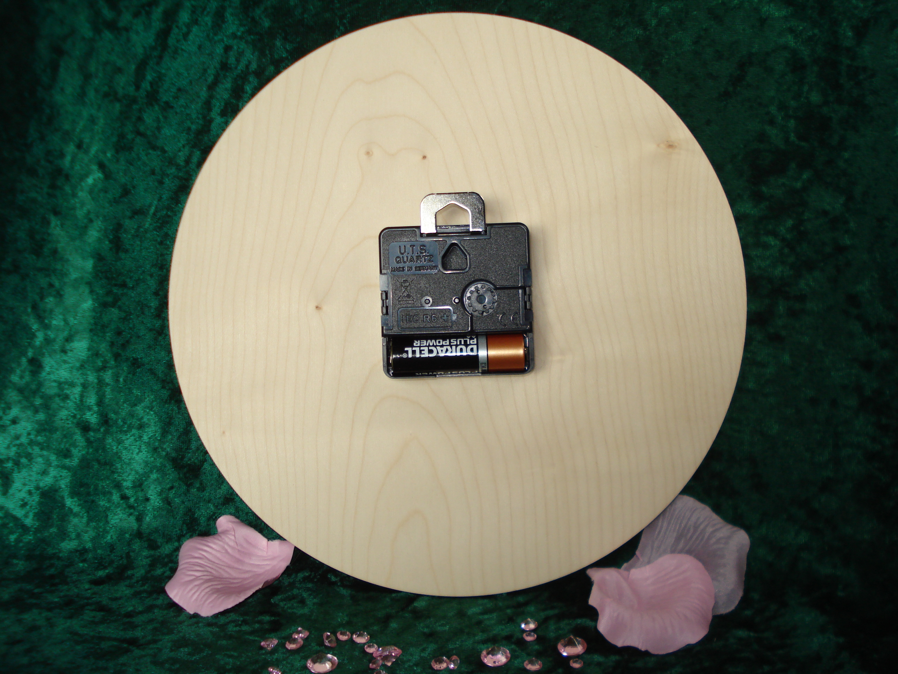 Pyrography Clock