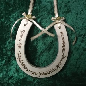 Personalised Anniversary Horseshoe