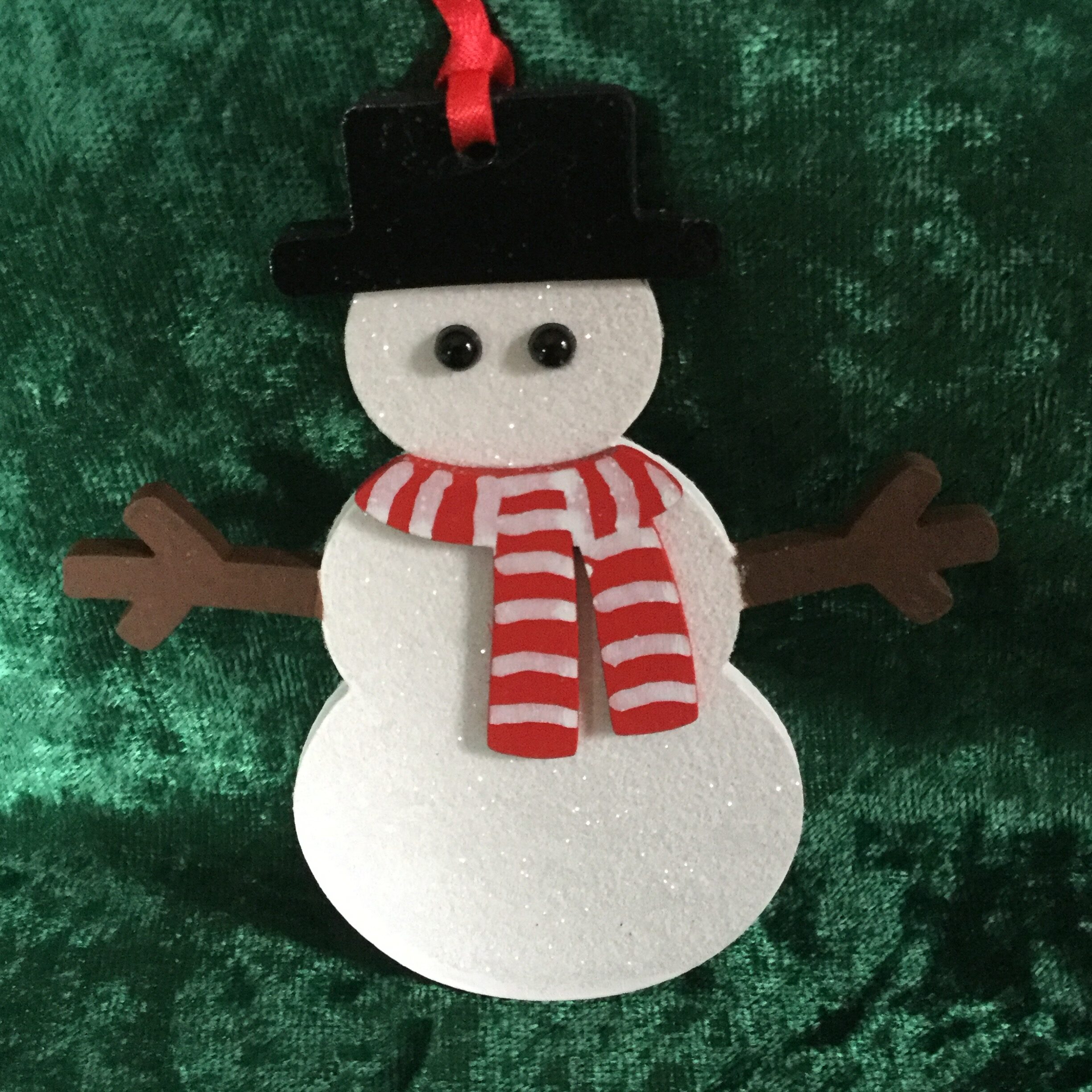 Wooden Snowman