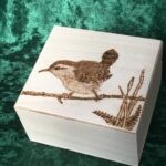 Mini Trinket Box, ring box, earring box, first curl box, personalised