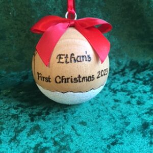Christmas Bauble - personalised 2 video