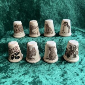 Wooden Thimbles - group